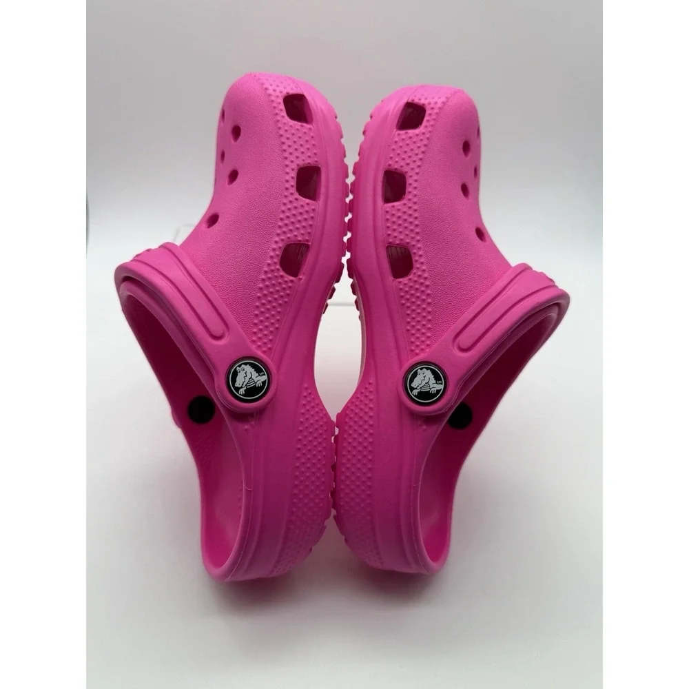 New No Box Crocs Classic Clog Unisex Kids Pink Crush Slip-On Size C 13